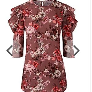 Simply Be cold shoulder blouse